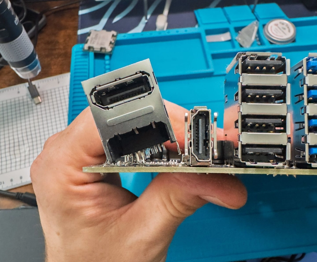 Broken motherboard ports